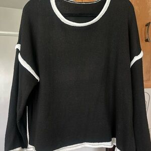 Black and White Women's Sweater